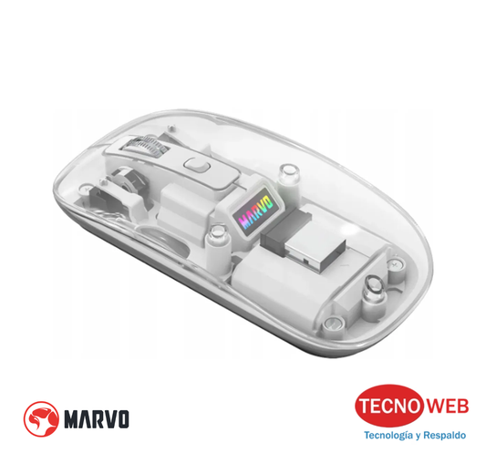 Mouse Inalámbrico USB y Bluetooth Marvo M810W