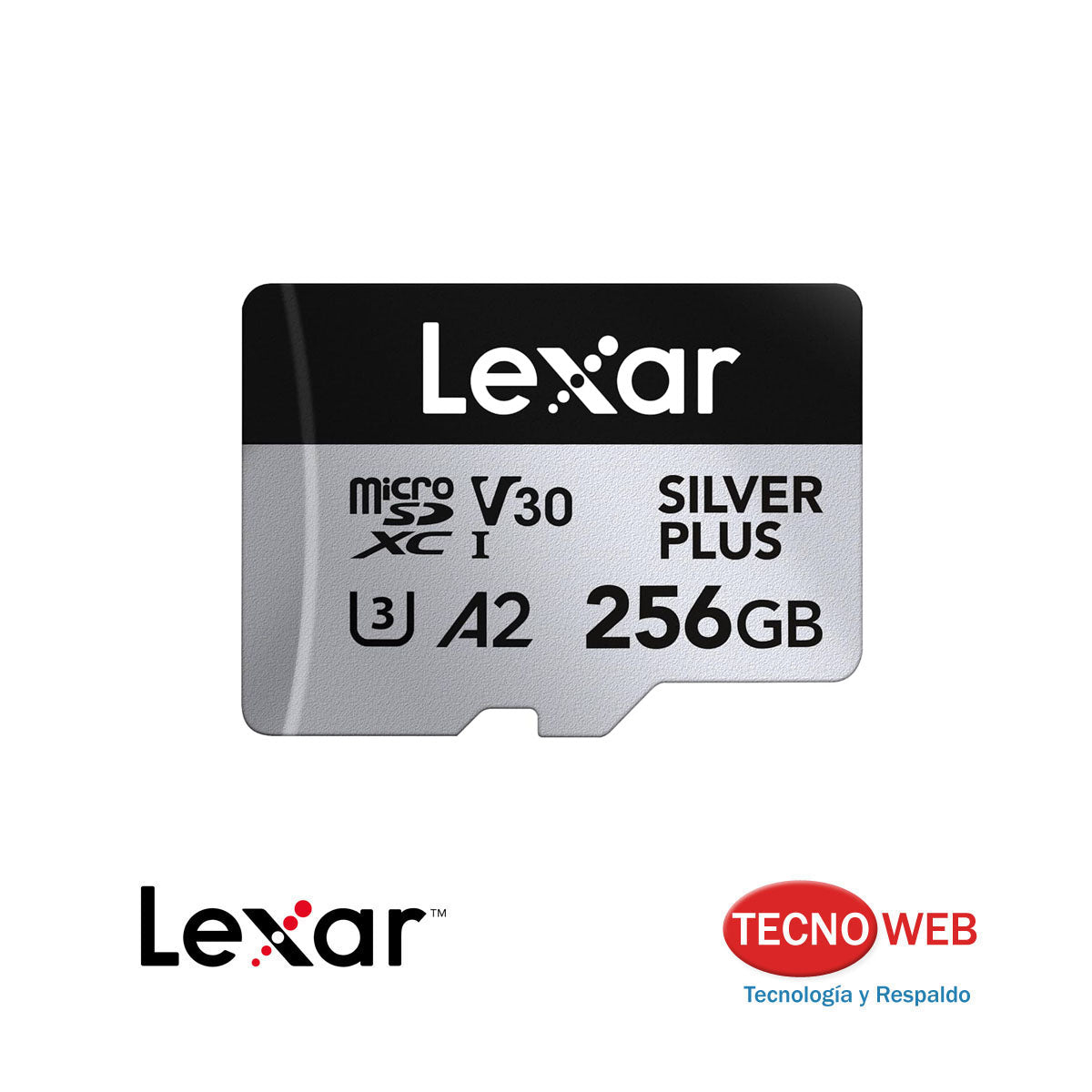 Tarjeta de Memoria de 256 GB para GoPro Micro SD Lexar Professional Silver Plus 205mb/s