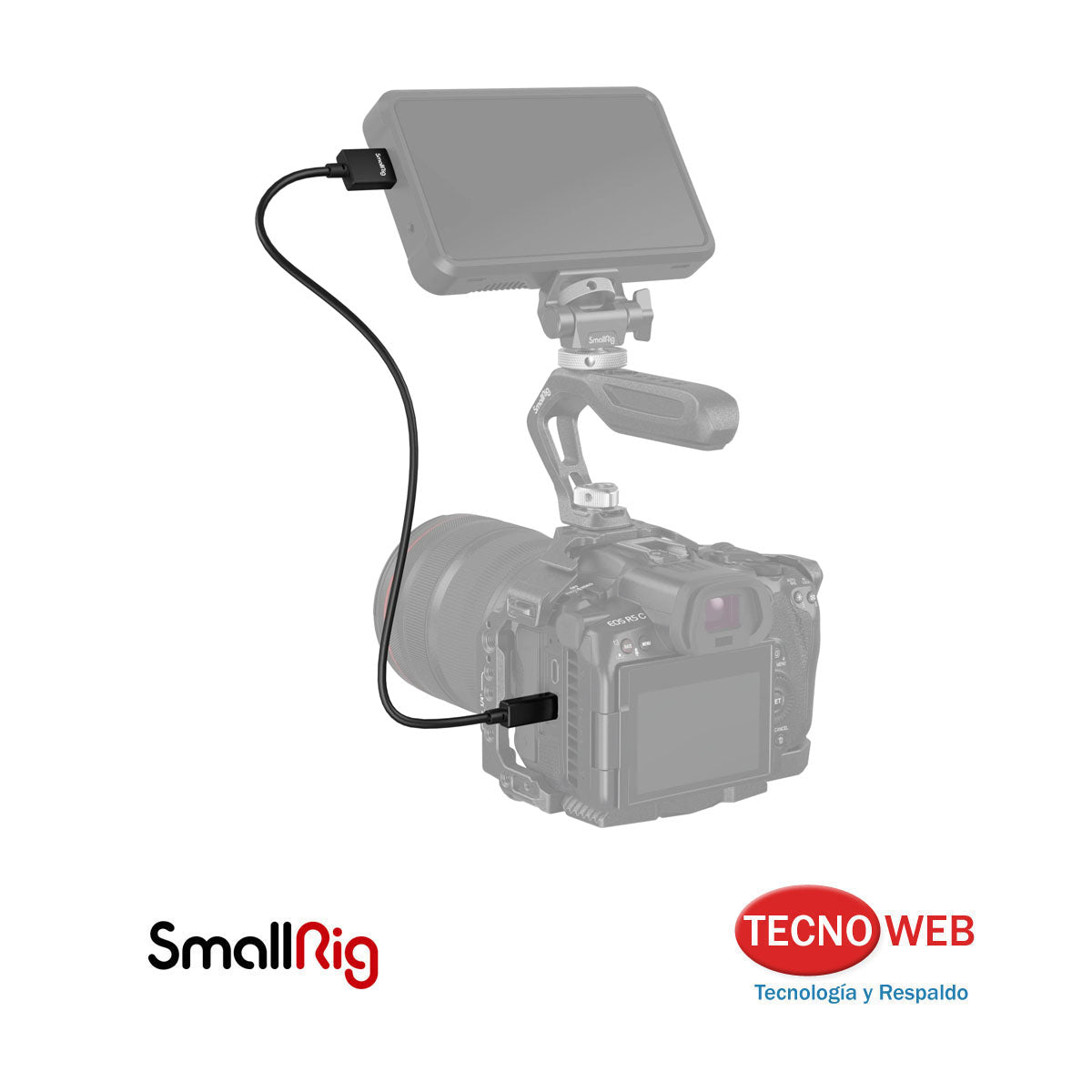 Cable HDMI A Micro HDMI 35 cm 4k Ultradelgado Smallrig 3042B