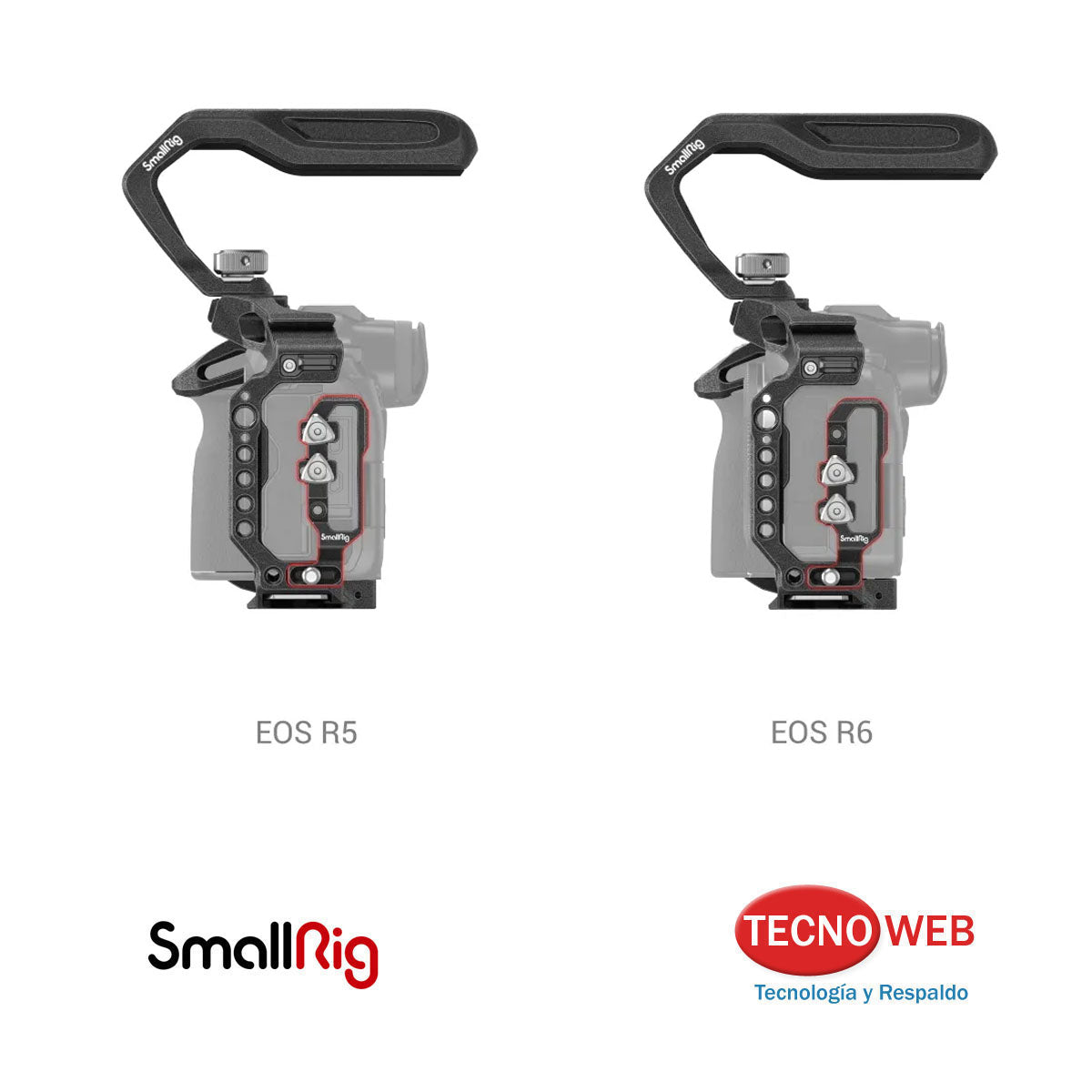 Jaula con Mango Superior para Canon R5 R5C R6 Black Mamba SmallRig 3234B