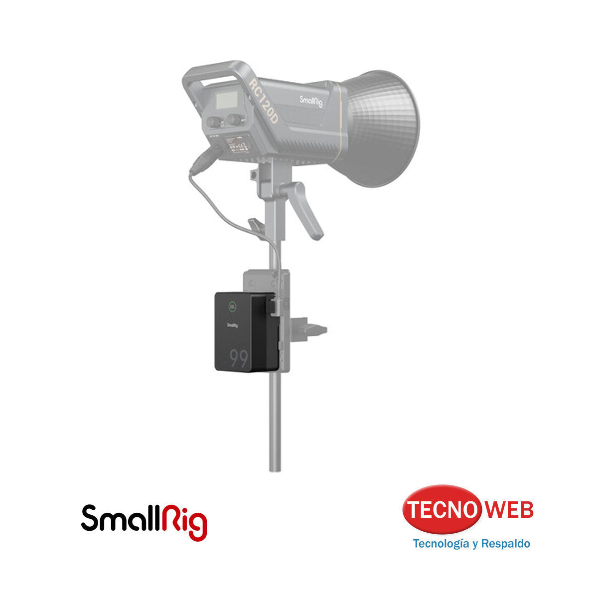 Batería Mini Vmount Para Cámaras Luces SmallRig VB99 3580B - Negra