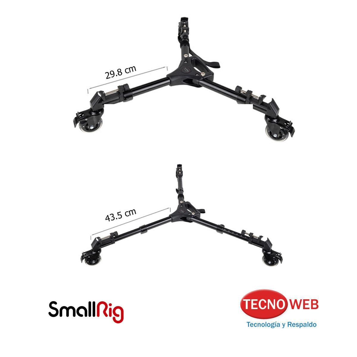 Carro Dolly con ruedas para Trípodes de Camara Smallrig 3986