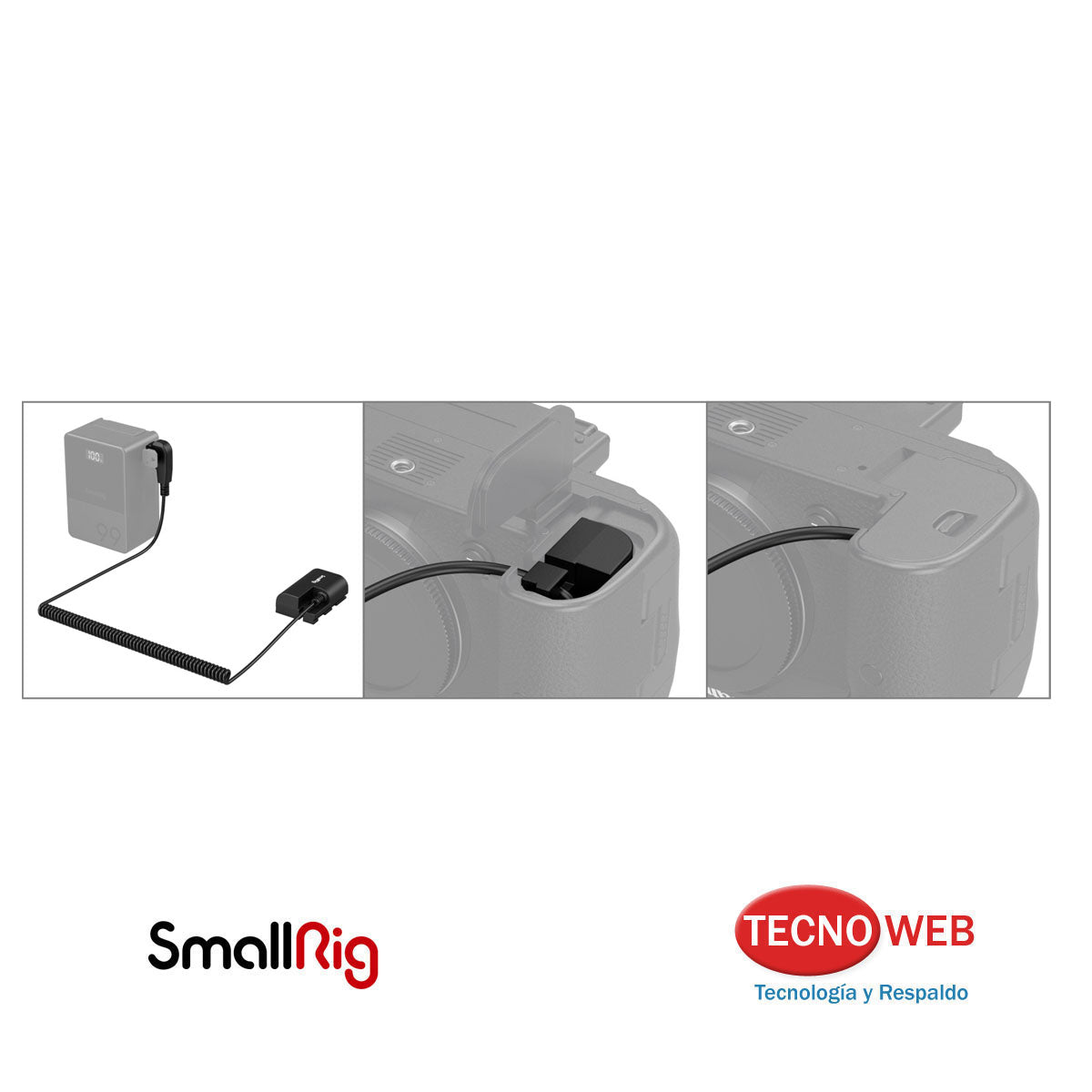 Cable D-Tap de Alimentación Batería Ficticia Canon LP-E6NH SmallRig 4252 para VMount