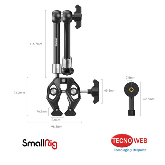 Kit de Abrazadera con Brazo Articulado SmallRig 4454
