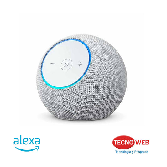 Amazon Echo Echo Dot Max Con Asistente Virtual Alexa Blanco Glacial