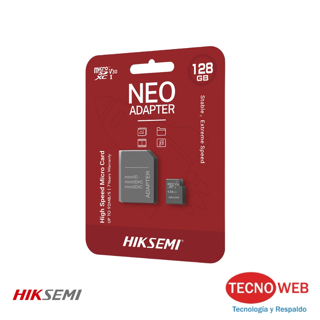 Tarjeta de Memoria 128 GB Micro SD V30 92 MBs