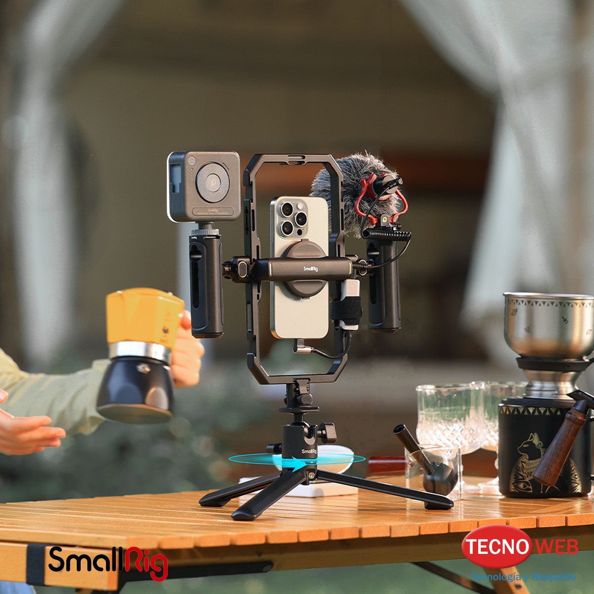 Kit Creador de Contenido: Jaula, Trípode, Micrófono y más. Smallrig 4704