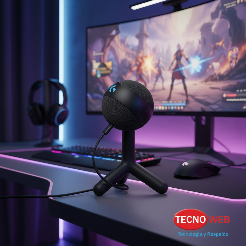 Micrófono USB Logitech G Yeti Orb RGB para Streaming y Gaming