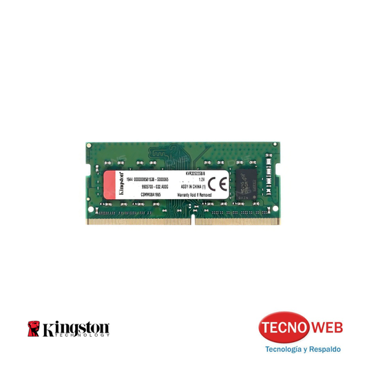 Memoria RAM SODIMM de 8 GB 3200 MHz DDR4 Kingston ValueRam
