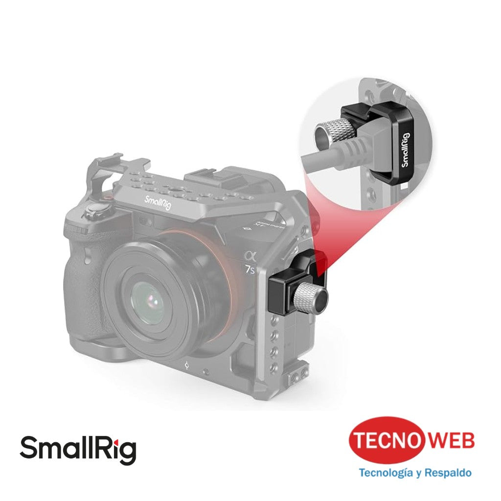 Abrazadera de cable HDMI para Jaulas de Sony Alpha SmallRig 3000