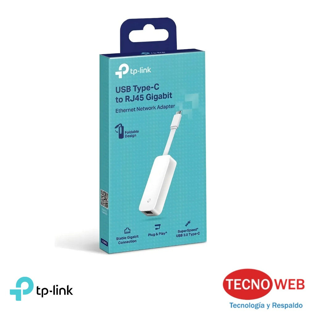 Adaptador USB-C A Red Rj45 Gigabit Tp-link Ue300c