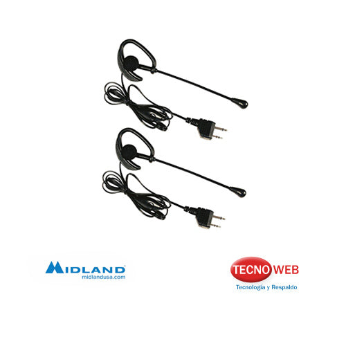 Pack de 2 Handy Con Manos Libres y Estuche Midland T75PV5D