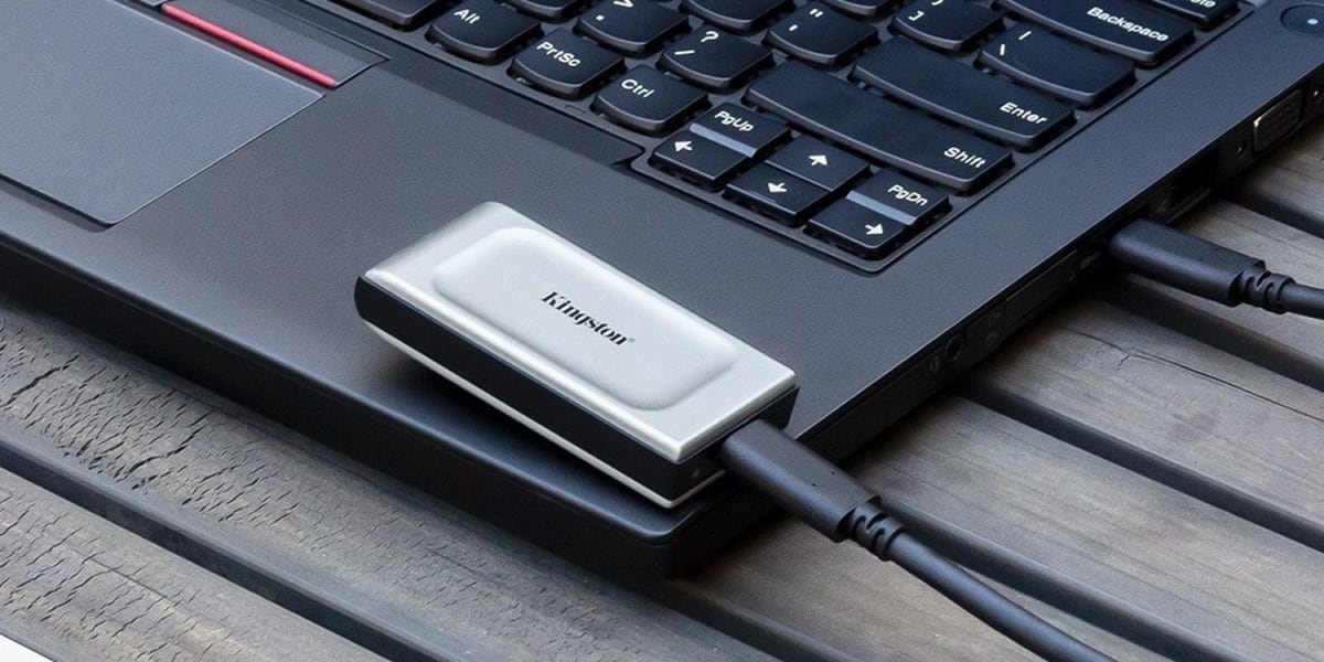 Disco Sólido Externo 1 TB SSD USB-C - Kingston XS2000