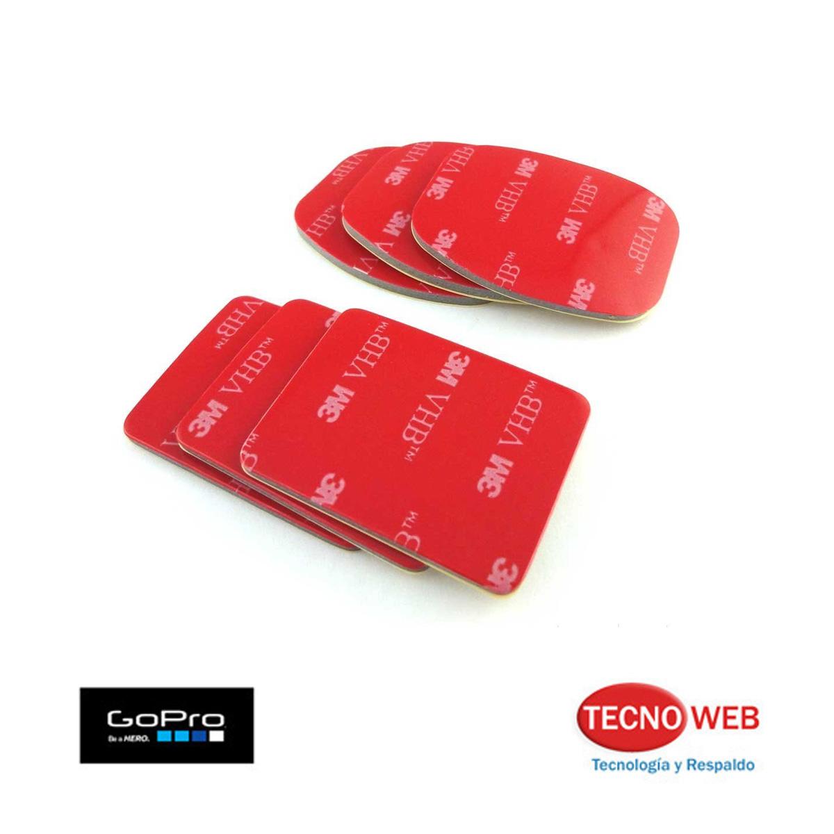 Pack Soportes Adhesivos 3m Curvos Y Planos Gopro Original