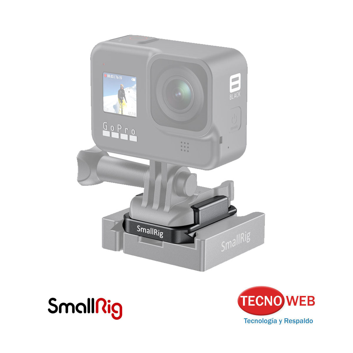 Adaptador de Hebilla con Placa ARCA de Liberación Rápida para GoPro SmallRig APU2668