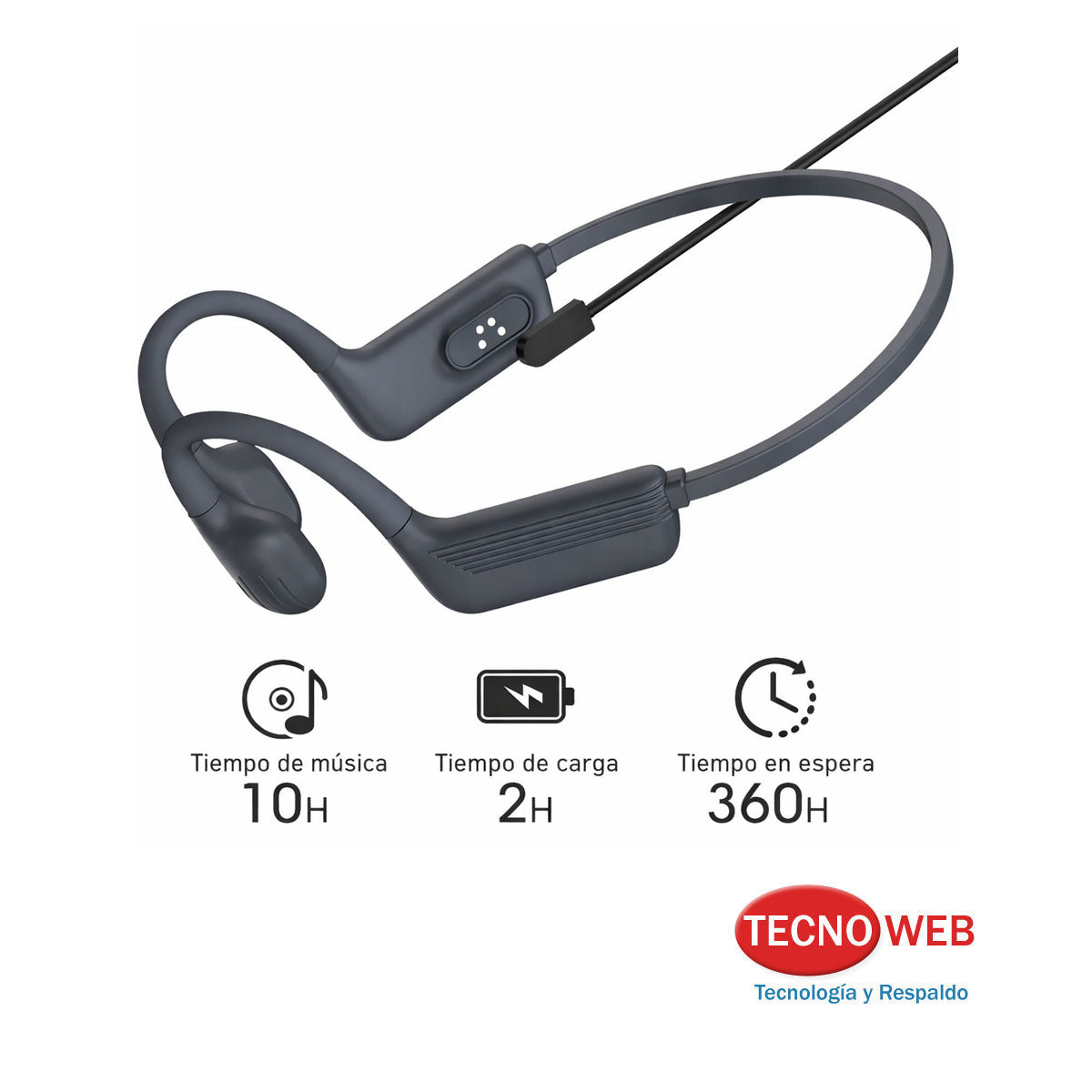 Auriculares para Natacion Sumergibles de Conducción Ósea 32 Gb LiteSurge