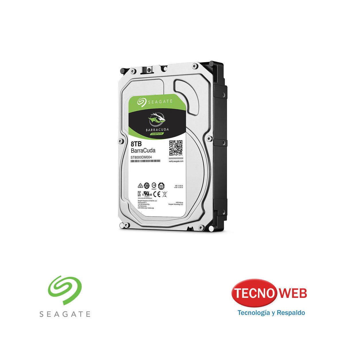 Disco Sata de 8 TB Seagate Barracuda 256mb 5400rpm
