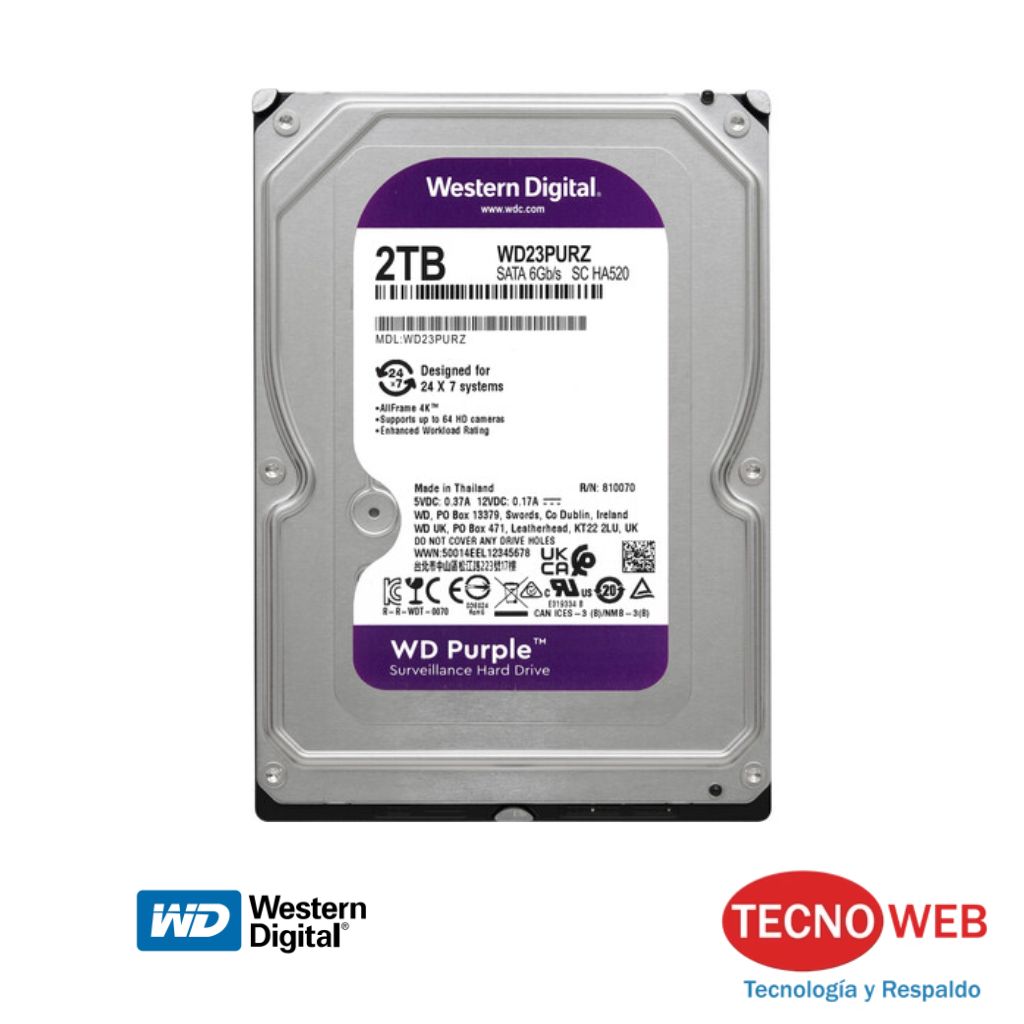 Disco WD Purple 2 TB