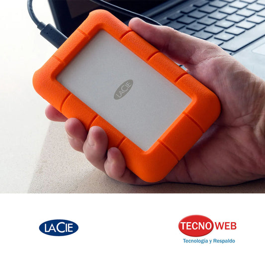 Disco Externo portátil 4 TB USB 3.2 Lacie Rugged Mini Resistente a Golpes