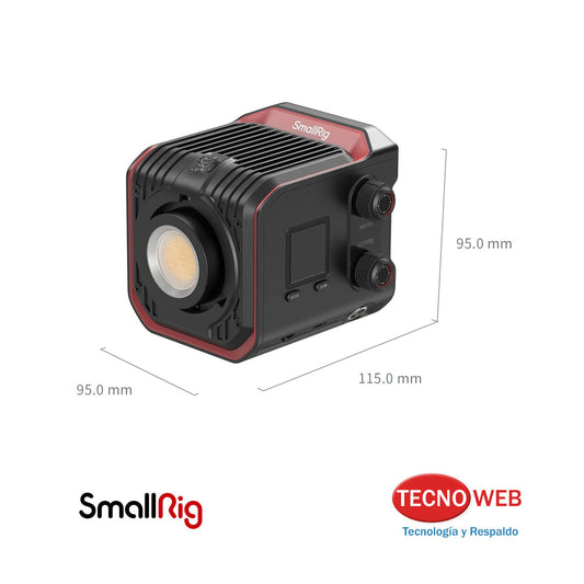Luz LED Bicolor de 100W con Soporte Vmount SmallRig RC 100B Pro 5094