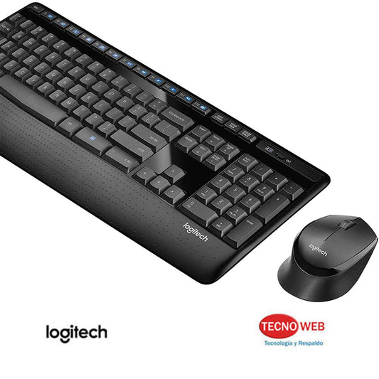 Combo Teclado Y Mouse Inalámbrico Logitech Mk345 - En Español