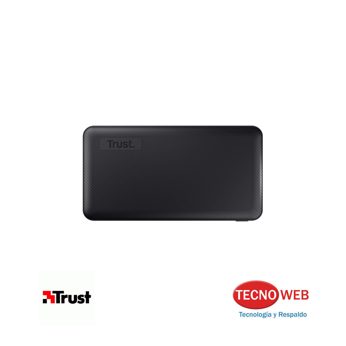 Power Bank 10.000 mAh Trust Primo USB-C Micro-USB Y USB Negro