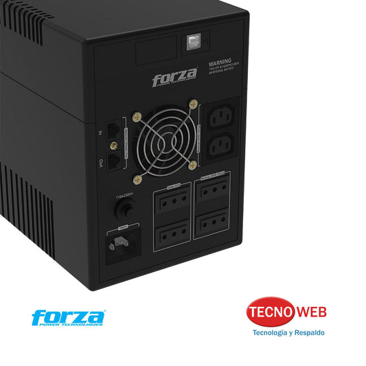 Ups Regulador Voltaje Forza NT-2402PRO- C 6 Salidas