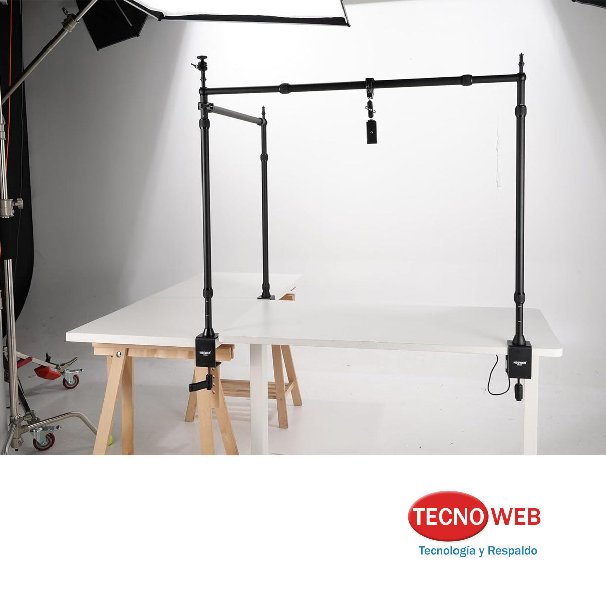 Soporte de Mesa para Filmación Cenital Streaming Fotografía