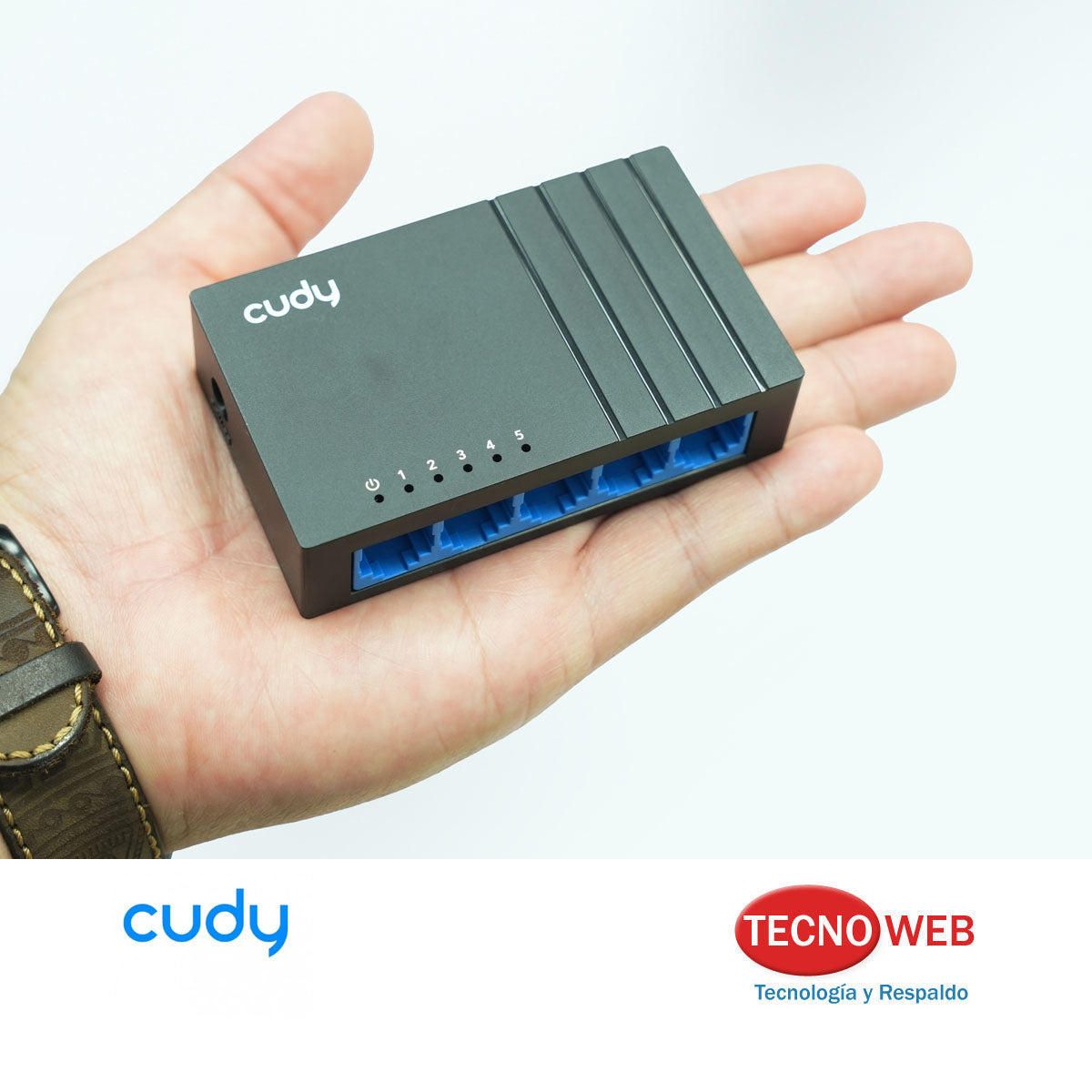 Switch 5 Puertos 10-100-1000 Mbps Cudy GS105D