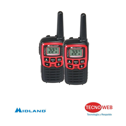 Handy Radios 2 Vias Midland T31vp - 3 Km - 22 Canales Seguridad