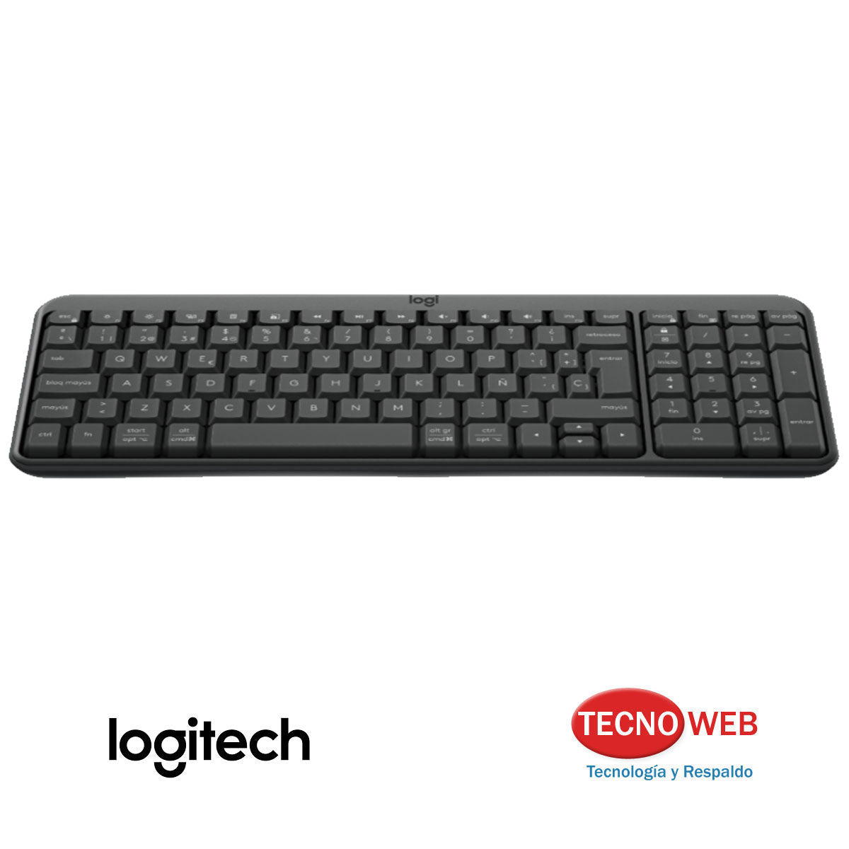 Teclado Inalámbrico Bluetooth Logitech K250 - NEGRO