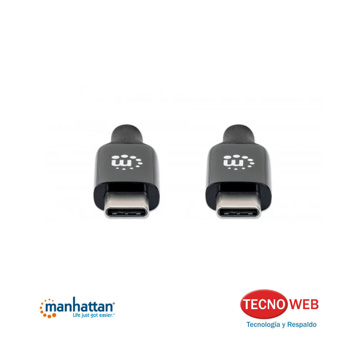 Cable USB-C A USB-C 3 Metros 2.0 Manhattan