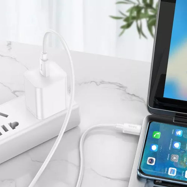 Cable USB-C a USB-C Carga Rápida 60w Hoco X96 Blanco