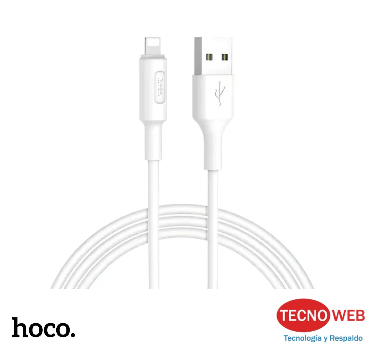 Cable de carga rápida USB a Lightning  1mts Hoco X25