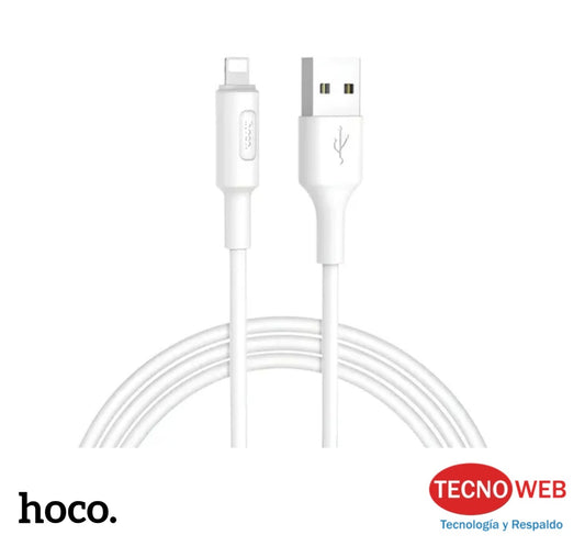 Cable de carga rápida USB a Lightning  1mts Hoco X25