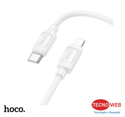 Cable USB - C a Lightning de carga rápida 1mt Hoco X115