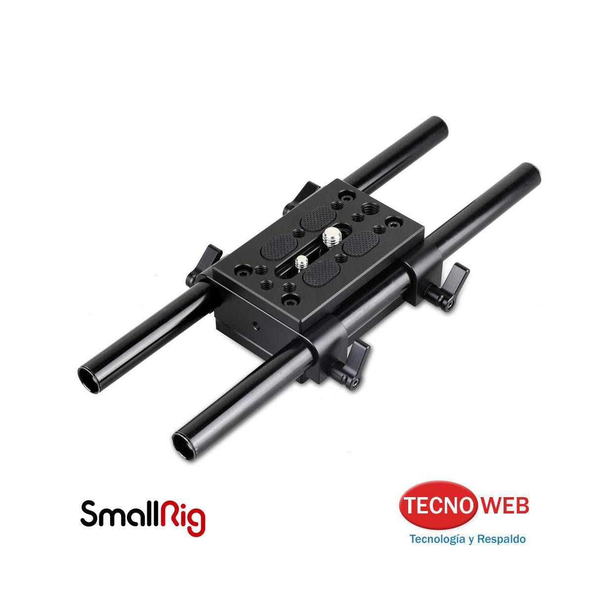 Plato Adaptador para barras correderas Riel (ROD) SmallRig 1798