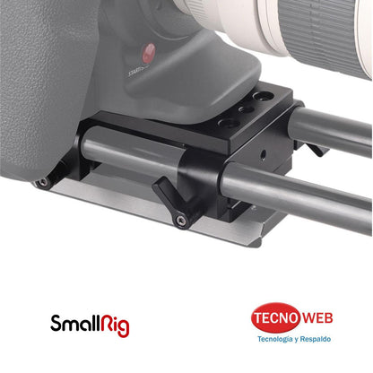 Plato Adaptador para barras correderas Riel (ROD) SmallRig 1798
