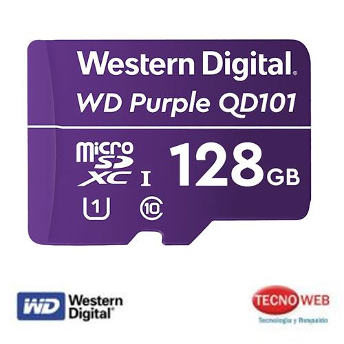 Memoria De 128 GB Para Videovigilancia Seguridad WD Purple