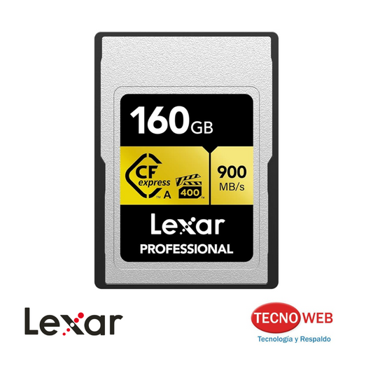 Tarjeta De Memoria Cfexpress Type A Profesional De 160 GB Lexar