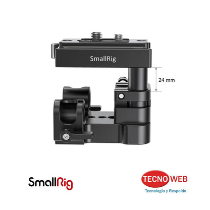 Placa Base para Barras Rod Riel Universal 15 mm SmallRig 2092B