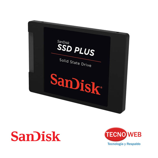 Disco Sólido Sata 240 Gb SSD 2.5'' Sandisk Plus
