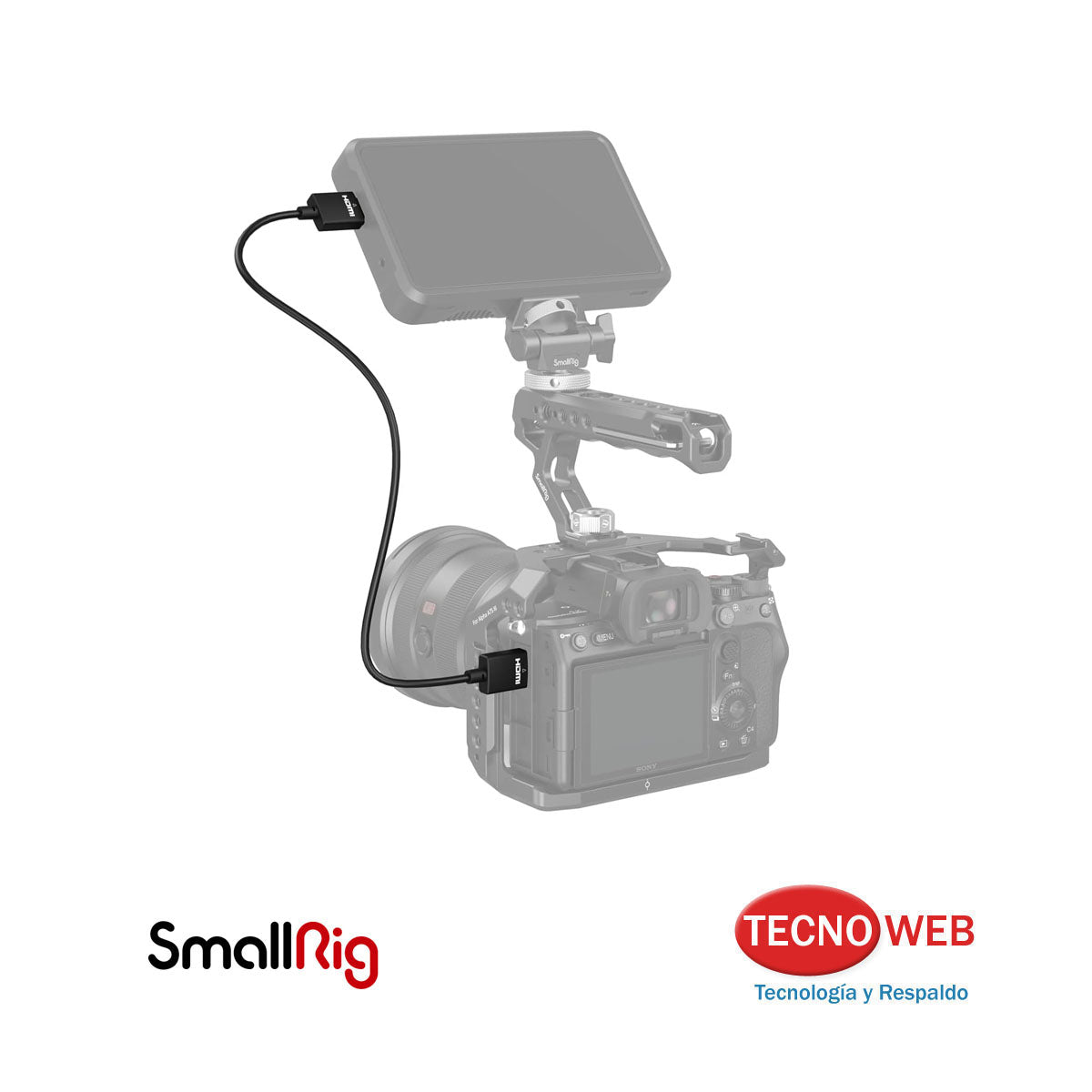 Cable HDMI A Micro HDMI 55 cm 4k Ultradelgado Smallrig 3043B