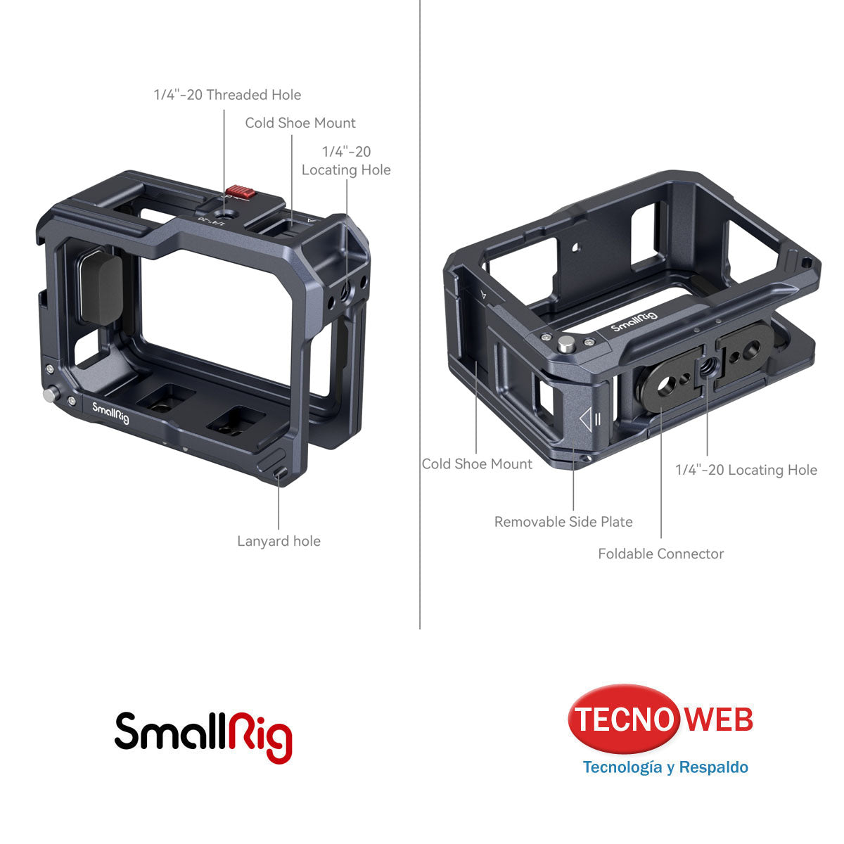 Jaula para cámara GoPro Hero 13 - 12 - 11 - 10 -9 SmallRig 3084C