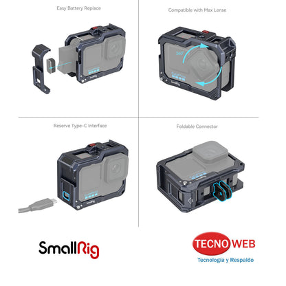 Jaula para cámara GoPro Hero 13 - 12 - 11 - 10 -9 SmallRig 3084C