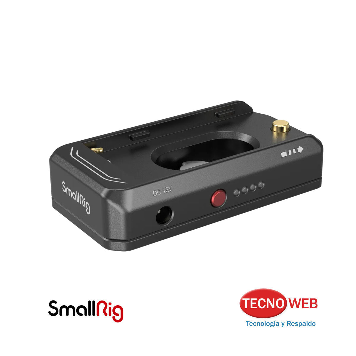 Plato Adaptador De Baterías Sony NP-F con Salida Dual 7.4 V-12 V + USB‑C SmallRig 3168B