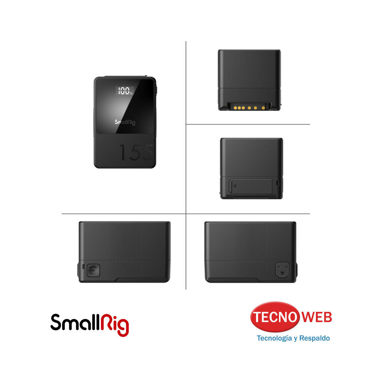 Batería mini VMount Para Cámaras y Luces Smallrig VB155 Mini - 3581