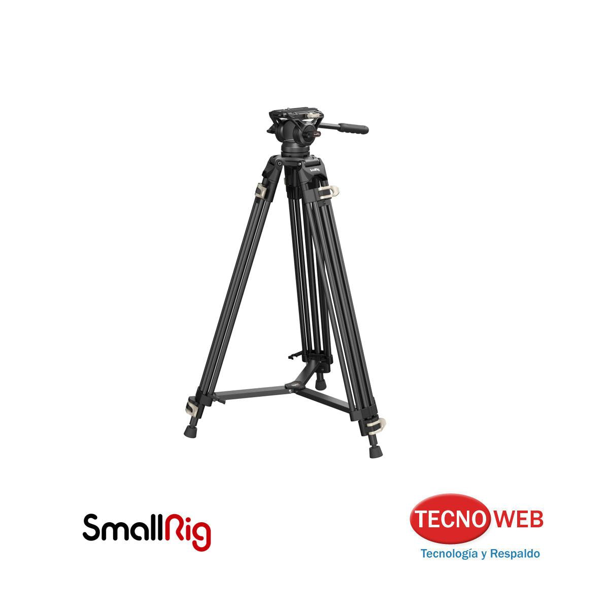 Trípode Profesional de Cabezal Fluido Video o Foto SmallRig AD-01 3751B