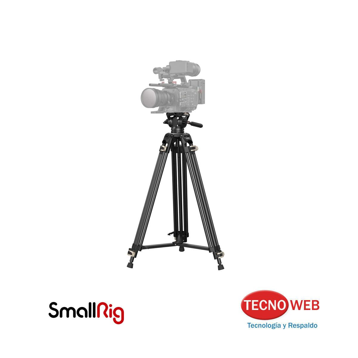 Trípode Profesional de Cabezal Fluido Video o Foto SmallRig AD-01 3751B