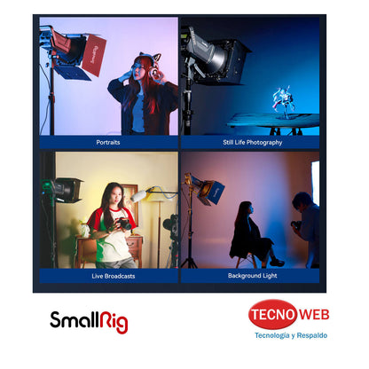 Hojas de control de luz Smallrig Ra-bd08 8-leaf Barndoors 4204